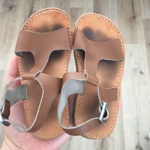 Freshly Picked tan leather size 8 sandals